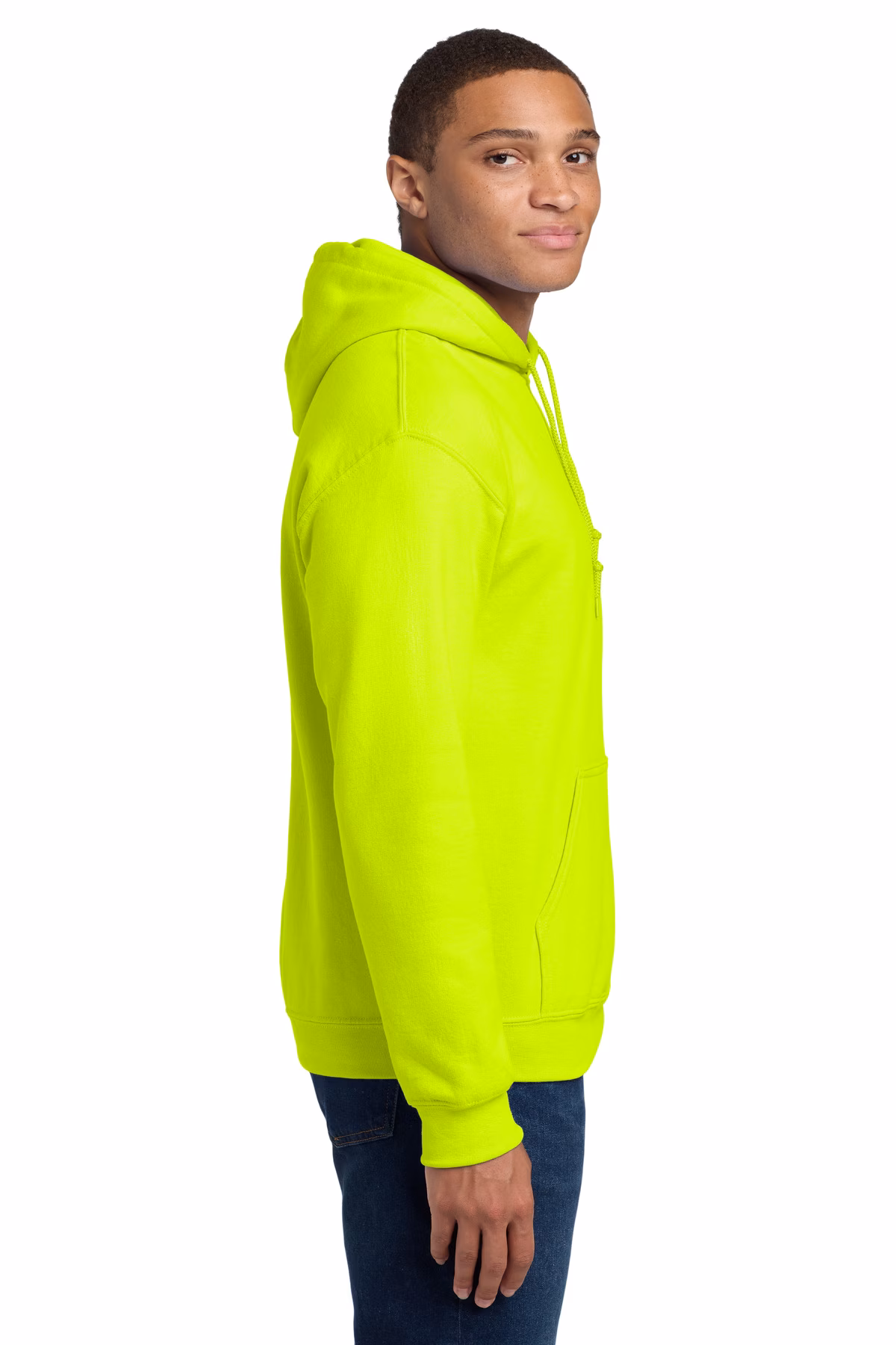Gildan Printed Men's Heavy Blend Pullover Hooded Safety Sweatshirt