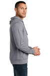 District Embroidered Men's Jersey Full-Zip Hooded Tee Thumb
