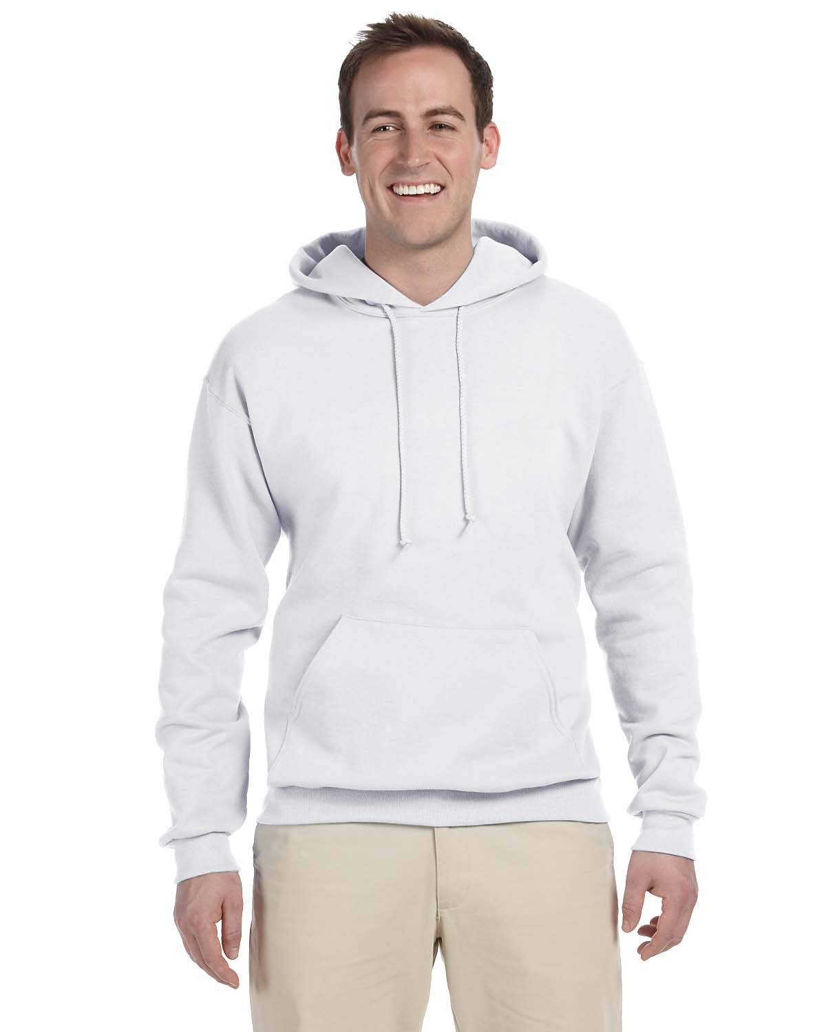 Jerzees Embroidered Men's NuBlend Pullover Hooded Sweatshirt