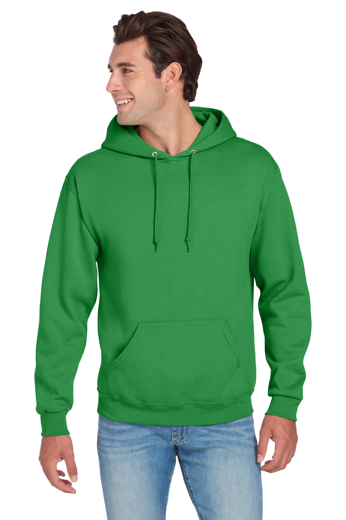 Jerzees Embroidered Men's NuBlend Pullover Hooded Sweatshirt