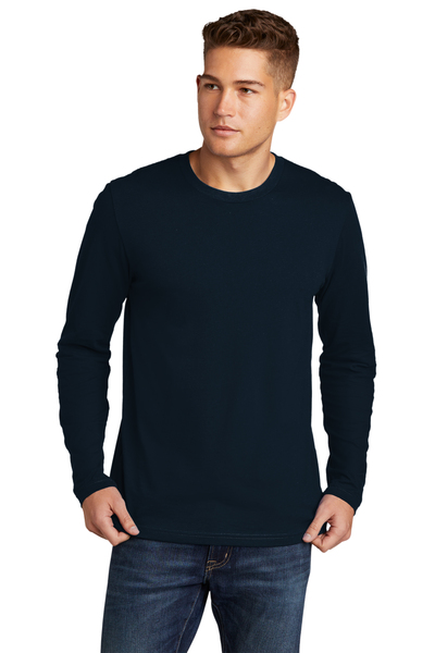Next Level Printed Men's Cotton Long Sleeve Tee