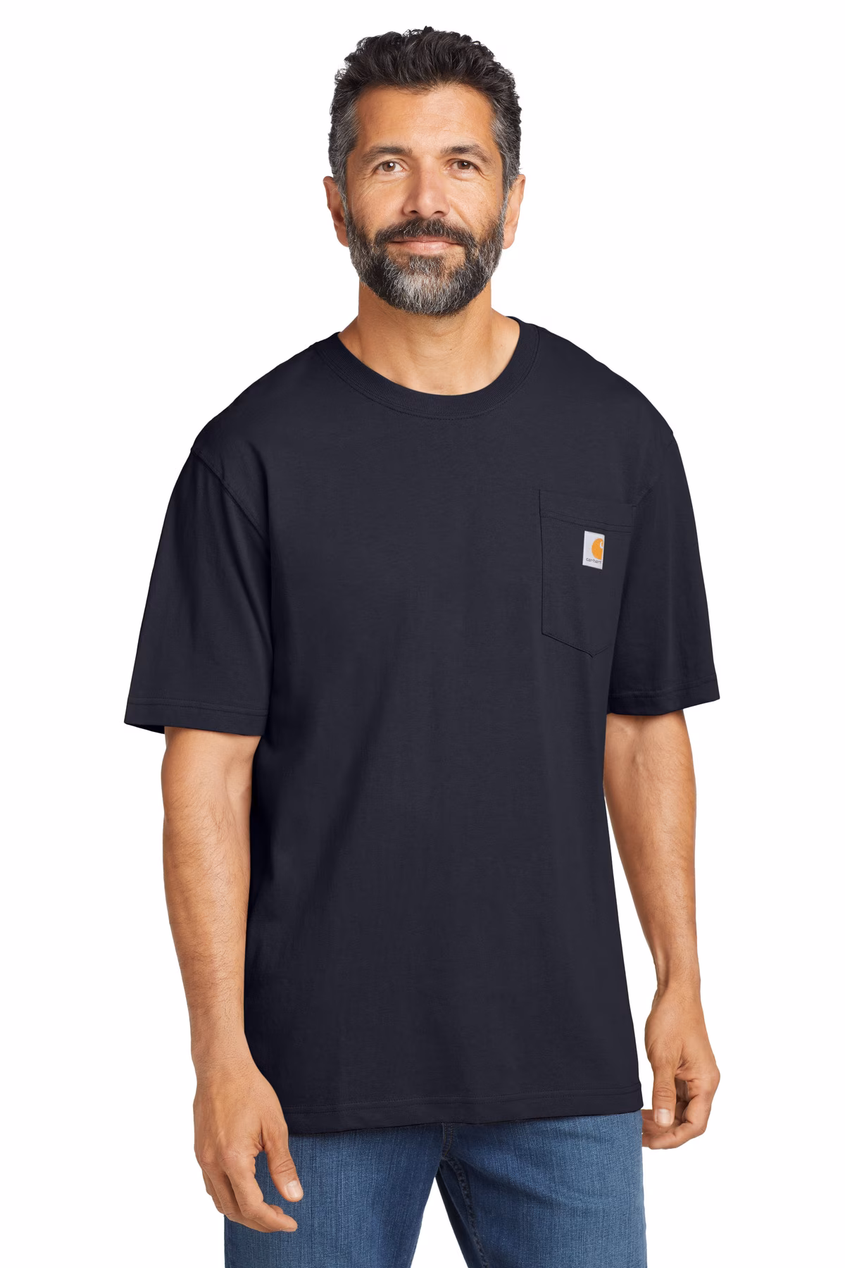 Carhartt Embroidered Men's Workwear Pocket T-Shirt Image - Carhartt Men's Embroidered Workwear Pocket T-Shirt; CTK87