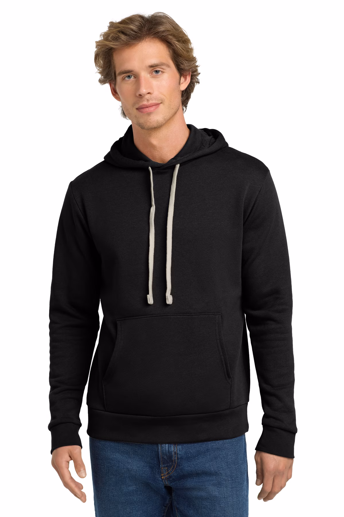 Next Level Embroidered Men's Beach Fleece Pullover Hoodie