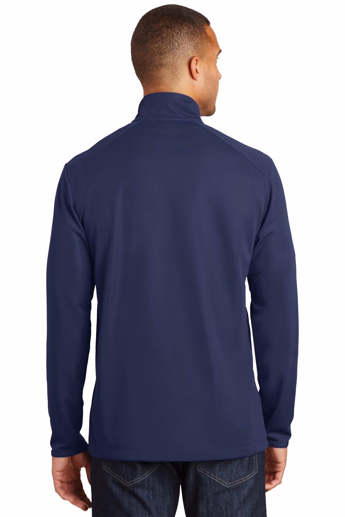 Port Authority Embroidered Men's Pinpoint Mesh 1/2-Zip