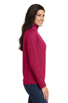 Port Authority Embroidered Women's Pinpoint Mesh 1/2-Zip Thumb