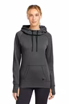 New Era Embroidered Women's Tri-Blend Fleece Pullover Hoodie Thumb