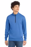 New Era Embroidered Men's 1/4-Zip Pullover Tri-Blend Sweatshirt Thumb
