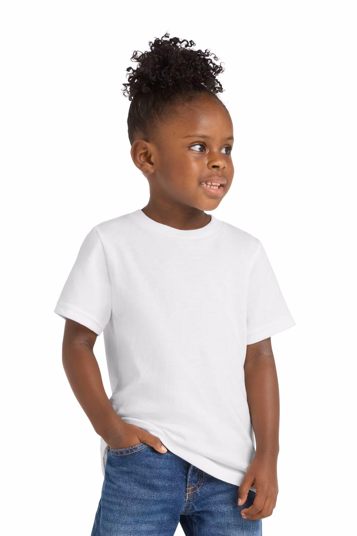 Port & Company Embroidered Toddler  Cotton Tee Image - Port & Company Toddler Core Cotton Tee; embroidered toddler tee; toddler t-shirt; cotton tee; CAR54T