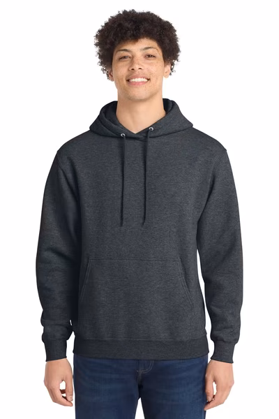 Port & Company Embroidered Men's Core Fleece Pullover Hooded Sweatshirt