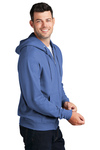 Port & Company Embroidered Men's Core Fleece Full-Zip Hooded Sweatshirt Thumb