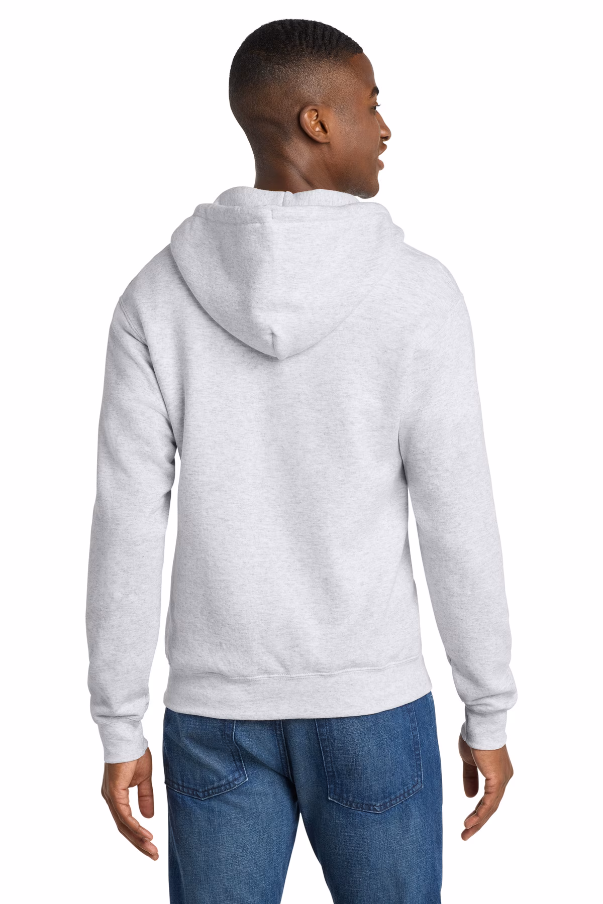 Port & Company Printed Men's Core Fleece Full-Zip Hooded Sweatshirt