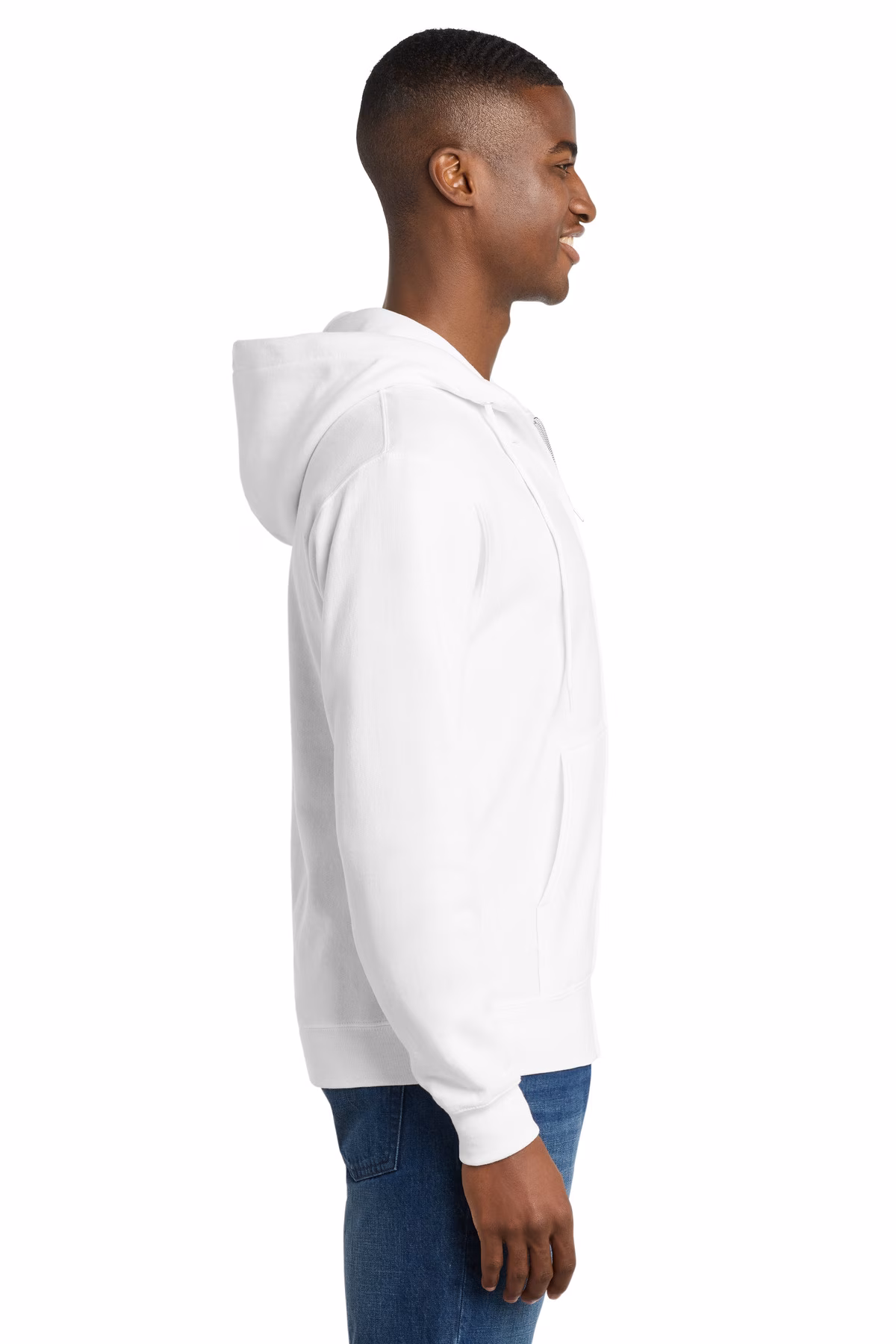 Port & Company Embroidered Men's Core Fleece Full-Zip Hooded Sweatshirt