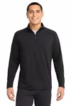 Sport-Tek Printed Men's Sport-Wick Stretch 1/4-Zip Pullover Thumb