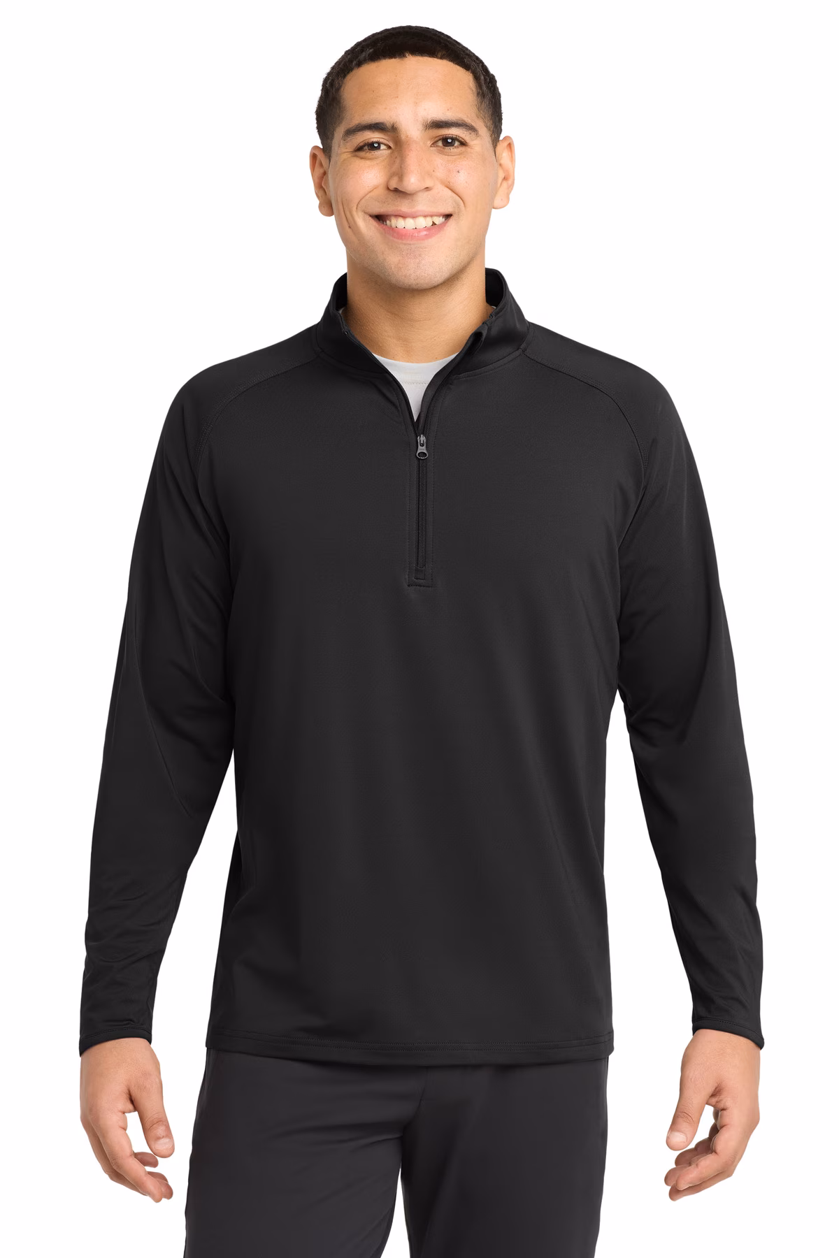 Sport-Tek Embroidered Men's Sport-Wick Stretch 1/4-Zip Pullover