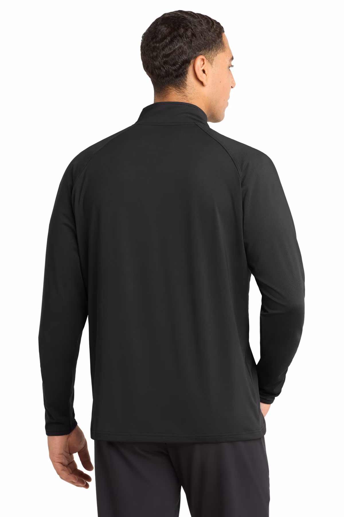 Sport-Tek Printed Men's Sport-Wick Stretch 1/4-Zip Pullover