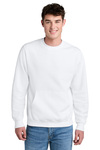 Port & Company Embroidered Core Fleece Crewneck Pocket Sweatshirt Thumb