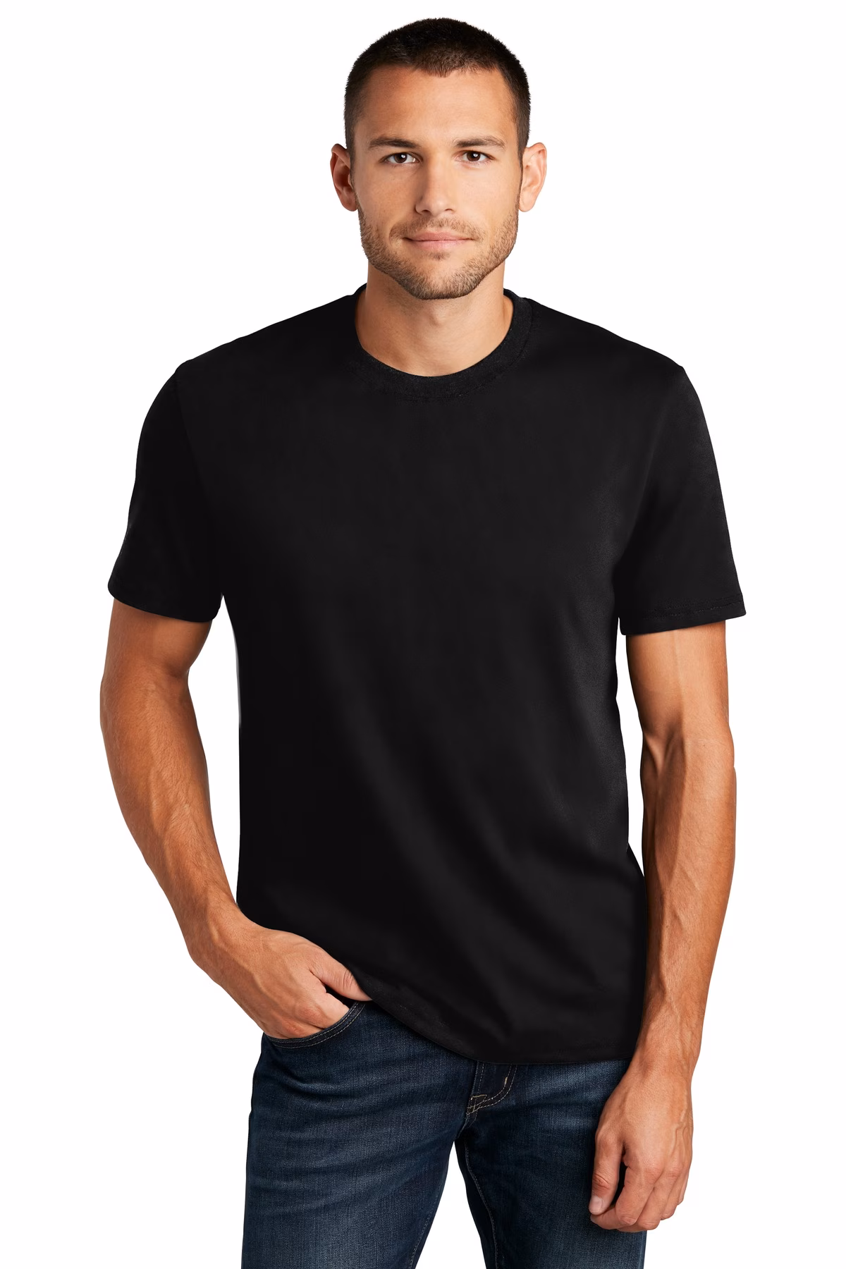 District Embroidered Men's Re-Tee Image - District Embroidered Men's Re-Tee