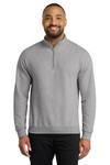 Port & Company Embroidered Core Fleece 1/4-Zip Sweatshirt Thumb