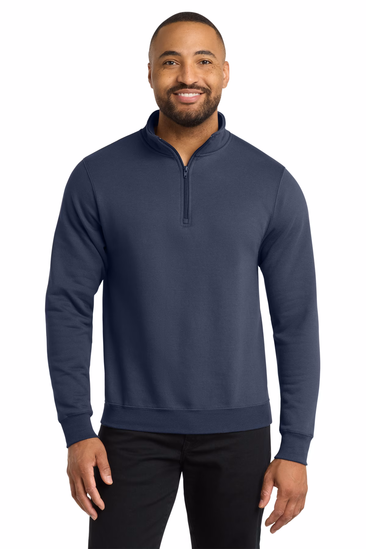 Port & Company Embroidered Core Fleece 1/4-Zip Sweatshirt Image - Port & Company Embroidered Core Fleece 1/4-Zip Sweatshirt