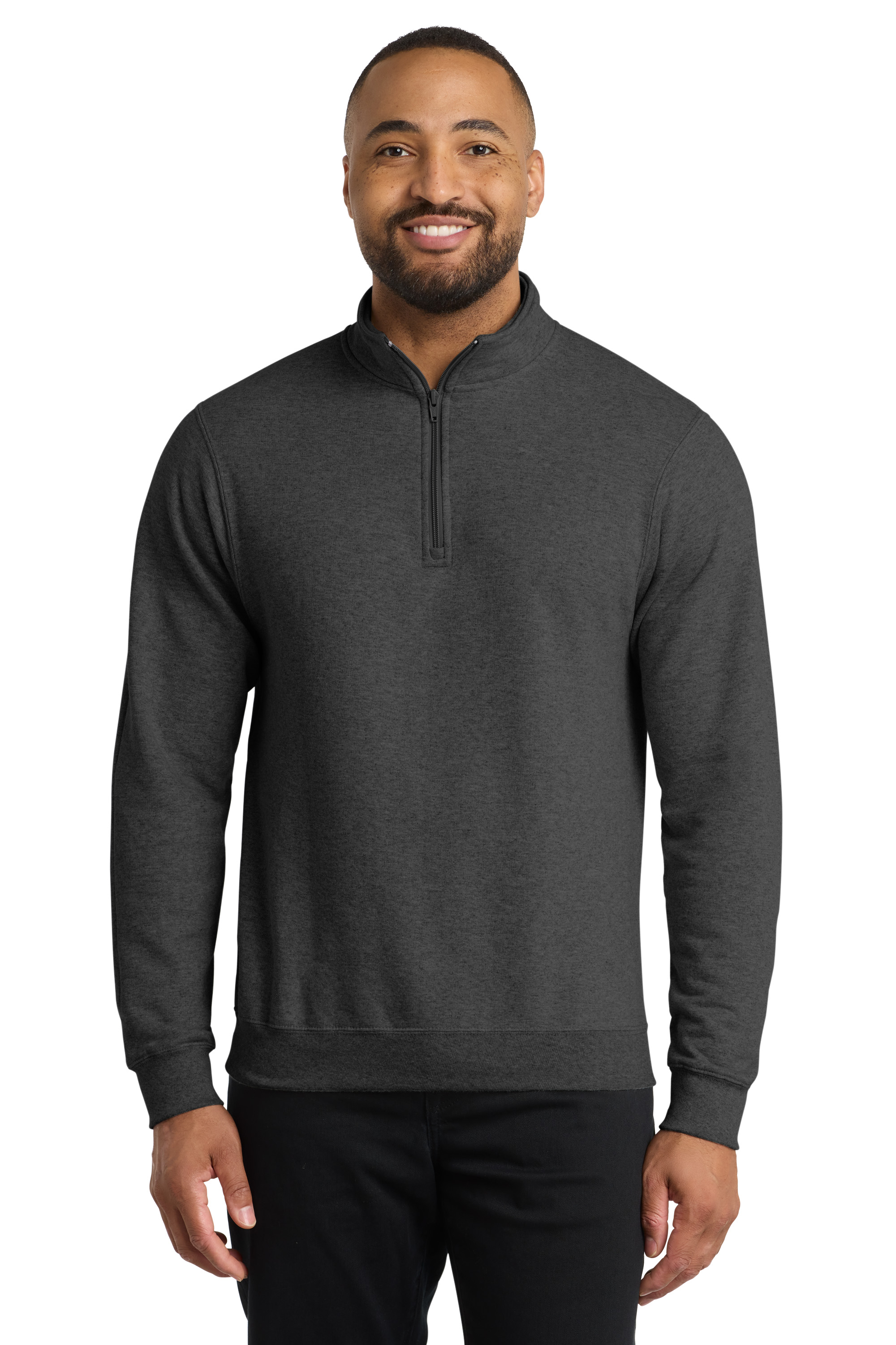 Port & Company Printed Core Fleece 1/4-Zip Sweatshirt