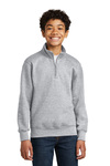 Port & Company Printed Youth Core Fleece 1/4-Zip Thumb