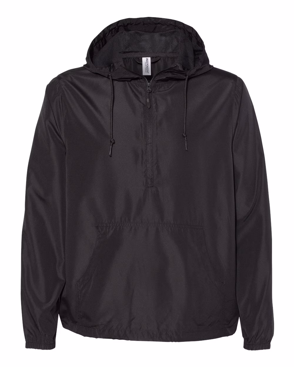 Independent Trading Embroidered Co. Lightweight 1/4-Zip Windbreaker