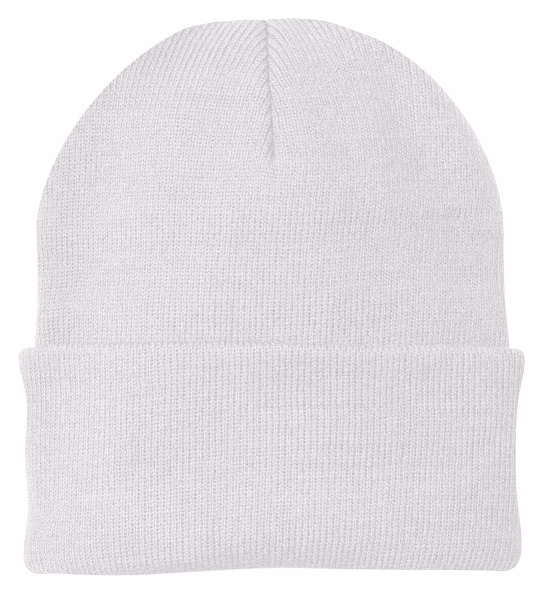 Port & Company Embroidered Knit Hat Image - Port & Company Embroidered Knit Cap; CP90; custom embroidered hat
