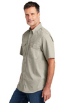 Carhartt Force Embroidered Men's Solid Short Sleeve Shirt Thumb